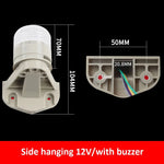 lampe led rouge verte jaune adhésive buzzer flashing 12v 24v transparente moderne