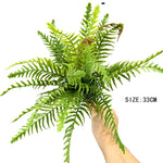 plantes artificielles fougère herbe perse accessoires muraux décoration moderne extérieur intérieur vert brun minimalistes
