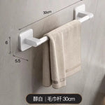 porte serviettes mural gris lisse adhésif moderne salle bain serviettes self contained