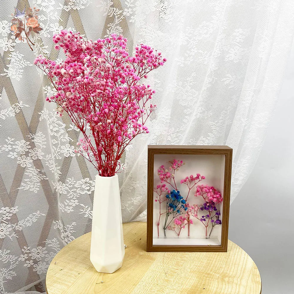 bouquets fleurs séchées multicolores decoration maison anniversaire mariage festive naturelle rustique