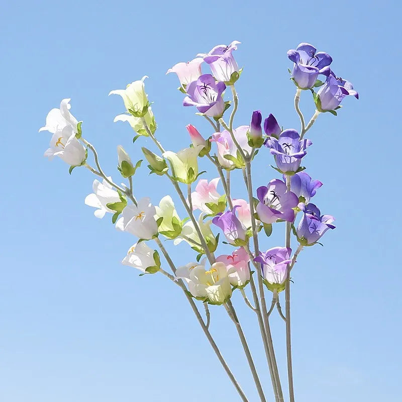 bouquet artificiel moderne violet blanc rose jaune mariage anniversaire intérieur decoration