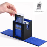 boîte cartes cuir moderne noir rose respectueux environnement rechargeable organisateur jeux