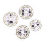 ampoule led circulaire diodes blanc moderne technologie spot downlight plafonnier lumière intérieure facile composants