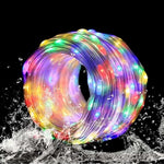guirlande lumineuse solaire 100m 800led multicolor télécommande modes festif extérieur