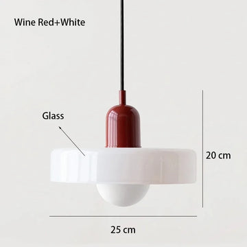 luminaire suspension moderne verre opale rond minimaliste salon chambre salle manger
