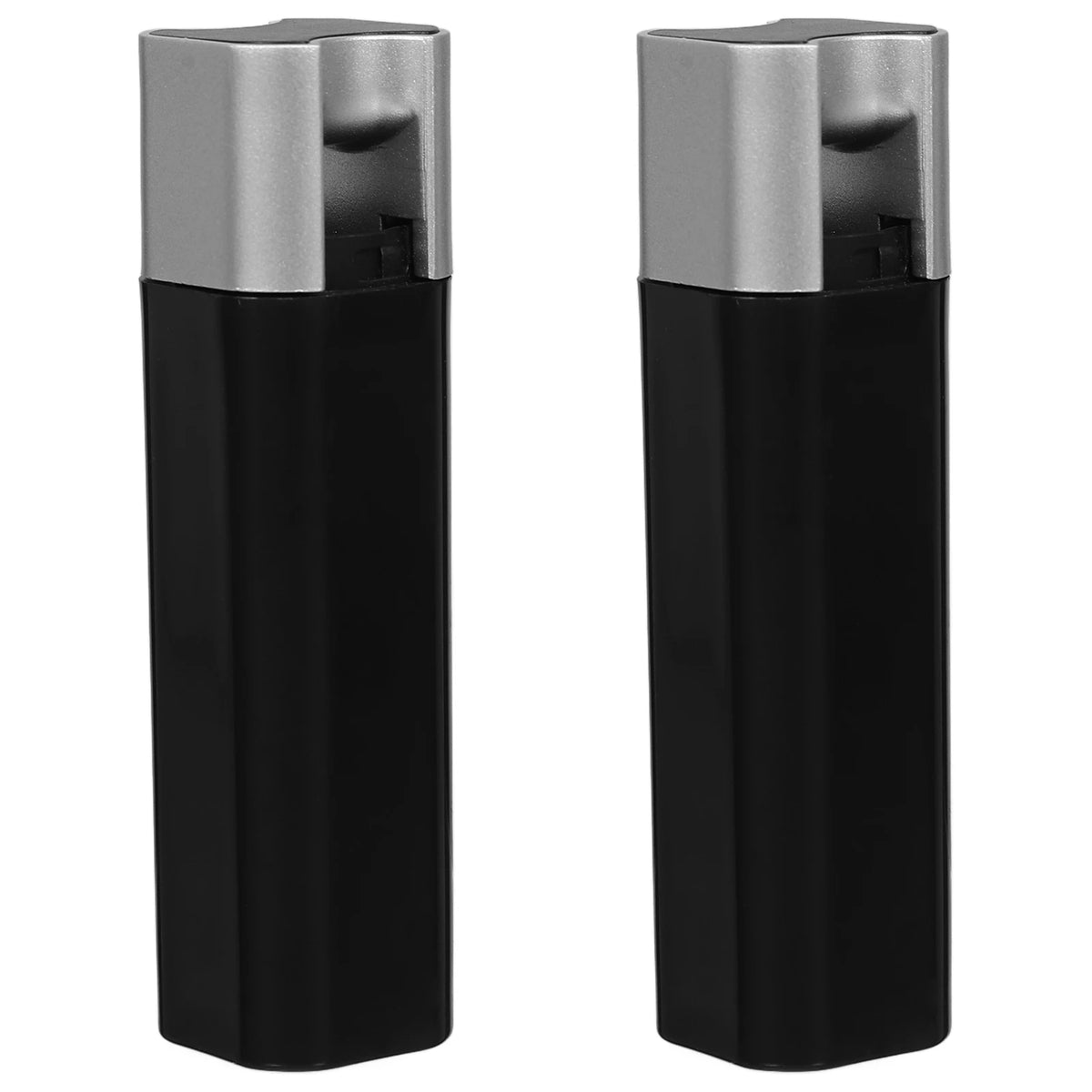 bouteille parfum moderne noire argent brillante chaîne bouleOpaque moderne parfum noir argent