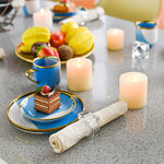 support serviette cube transparent moderne respectueux environnement clips transparents set decoration mariage festive