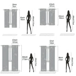 rideau moderne blanc manettes jeu opacité 100% polyester panneaux intégrée graphique chambre salon