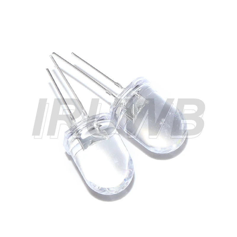 diodes led transparentes modernes 3v 20ma couleurs rouge vert bleu jaune blanc
