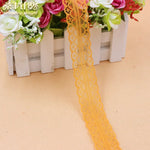 ruban dentelle 30mm violet rose orange bleu noir blanc motifs floraux classique polyester