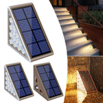 lumière solaire led moderne or noir ip67 autoinstallationextérieur minimalistechemin décoration batterie intégrée