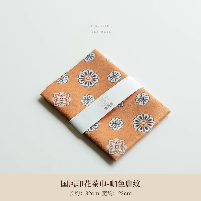 serviettes table floral classiques beige bleu marine gris clair 10x10cm 15x15cm 20x20cm
