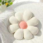 coussin décoratif rayures horizontales blanc rose bleu jaune vert moderne enfantin sofa litmassage