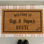 Tapis de bienvenue personnalisé pour grand-mère