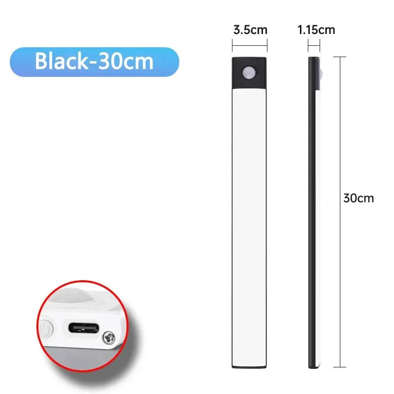 lampe led rechargeable adhésive 5v blanc moderne 10cm 20cm 30cm 40cm 50cm