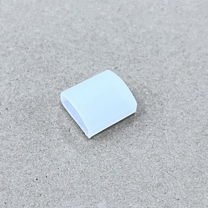 connecteurs led blancs translucides étanches 10mm 12mm 4mm pack 100pcs tail plug cap