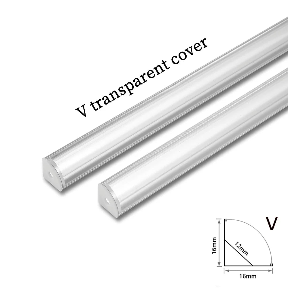 profilé aluminium led blanc diffuseur opale barre lumineuse linéaire mur intérieur moderne