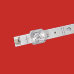 barrette led rétroéclairage tv blanc argenté rouge leds 779mm 3v technique