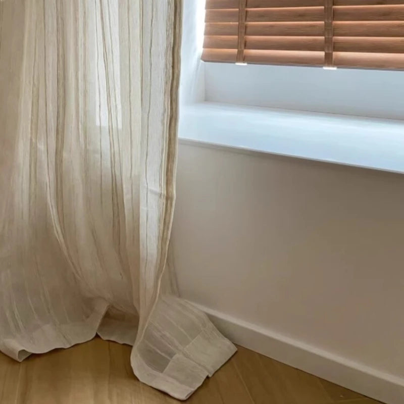 Rideau vertical japonais blanc crème sur mesure