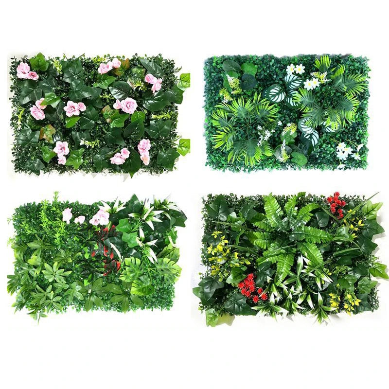 décoration extérieure murale feuilles fleurs blanches moderne naturel plantation artificielle accrochéeextérieur
