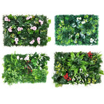 décoration extérieure murale feuilles fleurs blanches moderne naturel plantation artificielle accrochéeextérieur