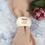 anneau serviette bois personnalisable arc ciel couronne cœur donut naturel minimaliste respectueux environnement decoration
