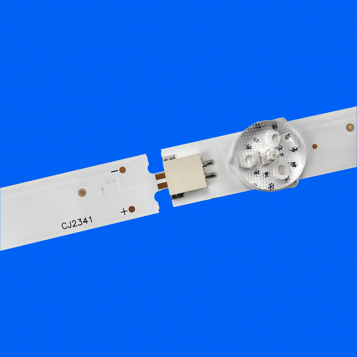 bande lumineuse led blanc bleu moderne adhésif translucide connecteur électrique 55d2000 11x4