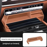 organisateur rangement voiture beige compartiments lumière texture micro perforée contemporain adhésif poignée