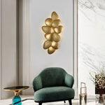 applique murale or grains riz moderne ampoule G9 élégante éclairage chambre vis