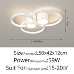 plafonnier led carré moderne minimaliste noir blanc géométrique chambre décoration maison