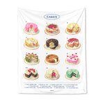 serviettes cuisine blancs illustrations gâteaux pains clips colorées