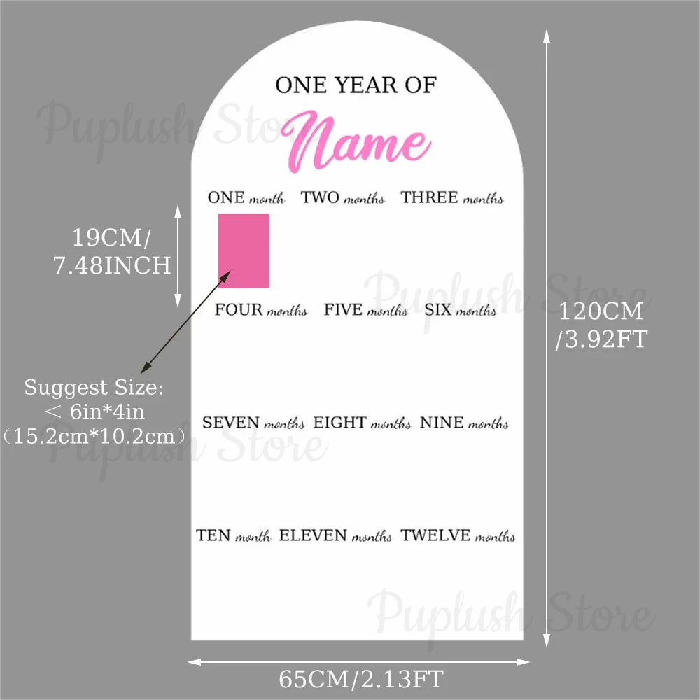 cadre photo bébé anniversaire 1er anniversaire boho moderne doré blanc decoration souvenir fête