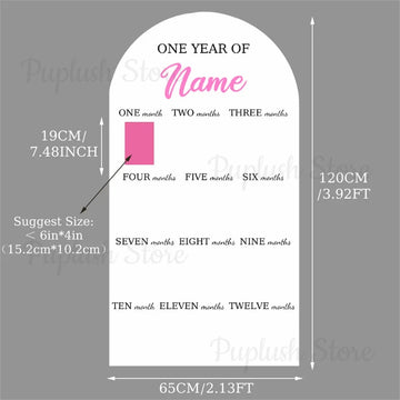 cadre photo bébé anniversaire 1er anniversaire boho moderne doré blanc decoration souvenir fête