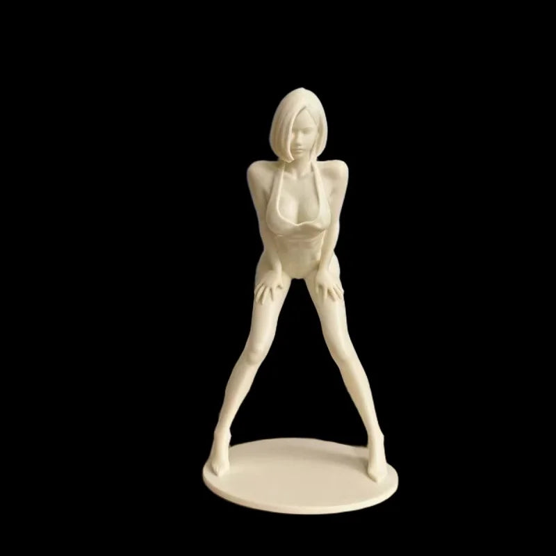 statue blanche goddess manga moderne figurine 3d print otaku décoration chambre salon original beauty