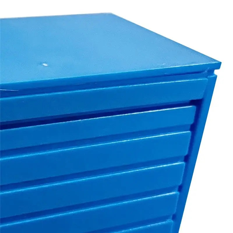 organisateur clés boîte rangement murale bleue moderne vis poignée pvc