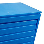 organisateur clés boîte rangement murale bleue moderne vis poignée pvc