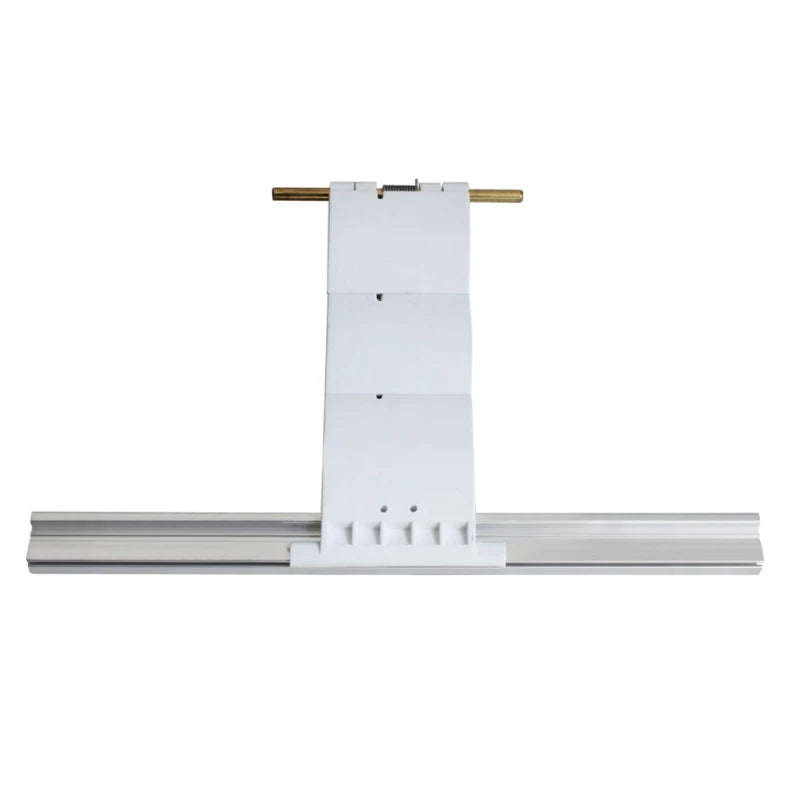 support lampe blanc moderne plat lisse 52mm 250mm aluminium tringle fixe chambre salon