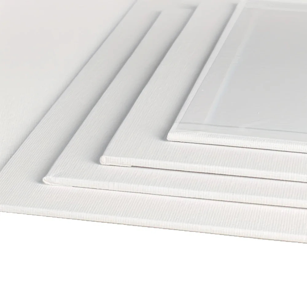 toiles blanches peinture acrylique aquarelle huile 10cm carré art loisirs créatifs kit débutant