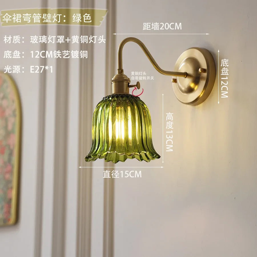 lampe murale moderne or transparente rayures horizontales vintage entrée cuisine salle manger