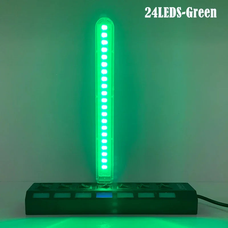lampe led flexible 24leds couleur rouge jaune bleu vert violet rose blanc blancchaud clips