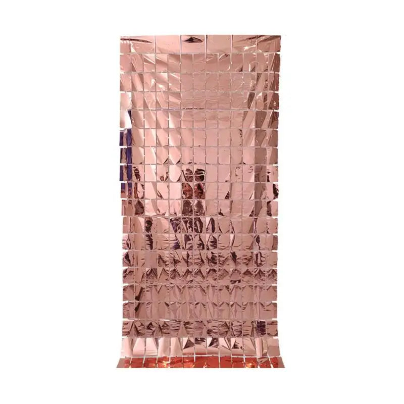 rideau pluie soie bleu rouge rose vert violet or carreaux miroir moderne festif happy