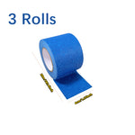 ruban peinture bleu rayures noires adhésif pratique peinture décoration bricolage 1.2cm 1.5cm 2cm 2.5cm