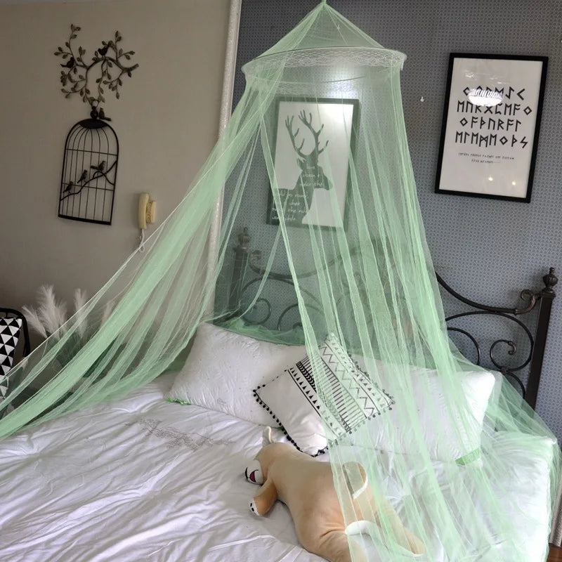 filet lit moustiquaire suspendu dôme moderne transparent coussin oreiller décoratif