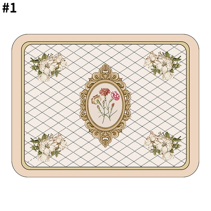 tapis cuisine noir absorbant antiderrapant séchage rapide moderne évier machine