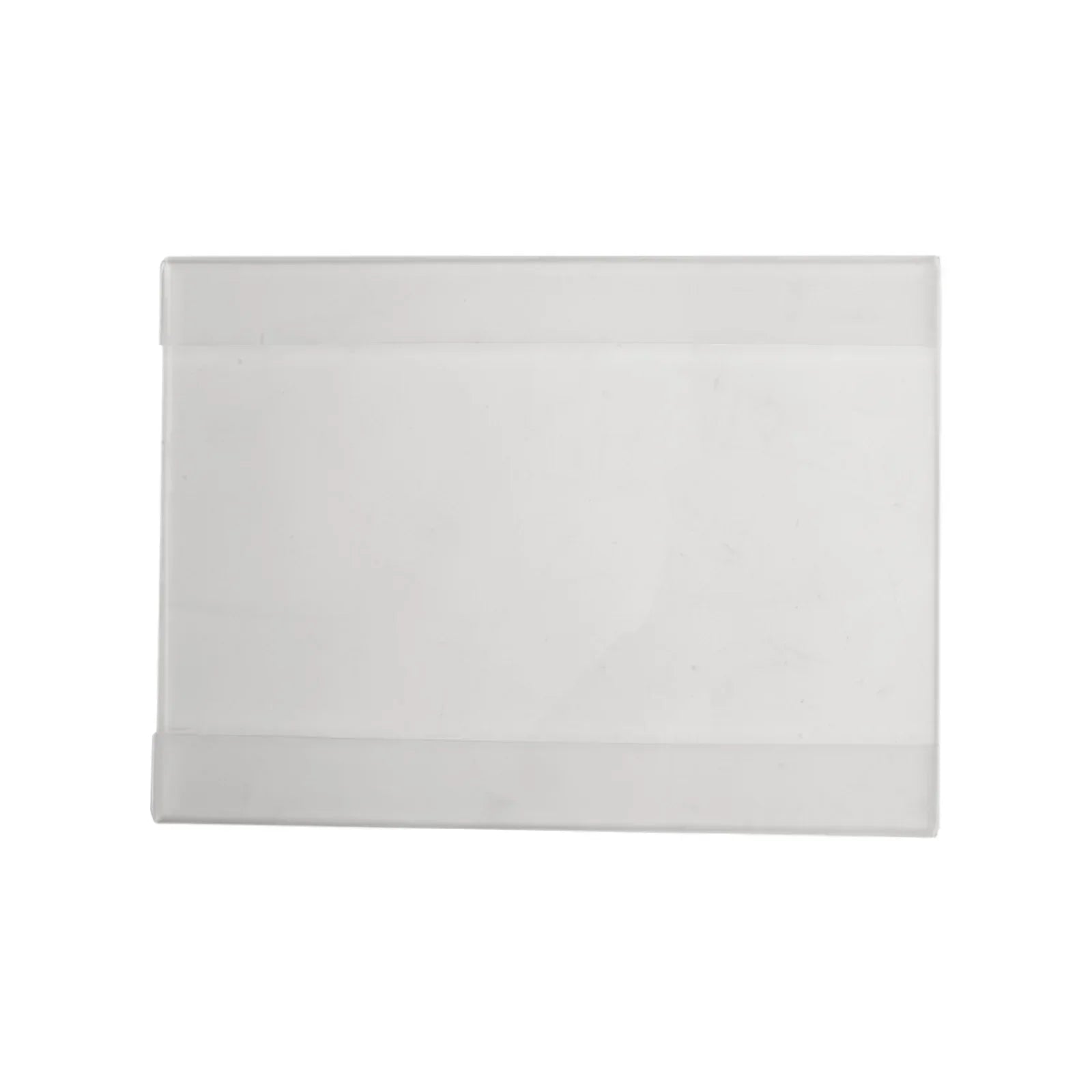 Cadre photo A5 acrylique vue de côté sur mur blanc