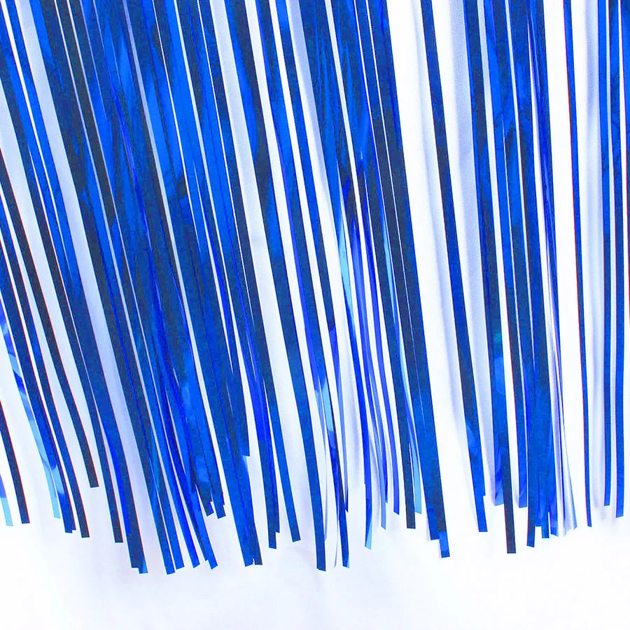rideau franges violet bleu rouge mariage fête anniversaire décoratif transparent opale doré