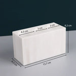 ensemble accessoires salle bain marbre blanc doré distributeur savon porte brosse savon