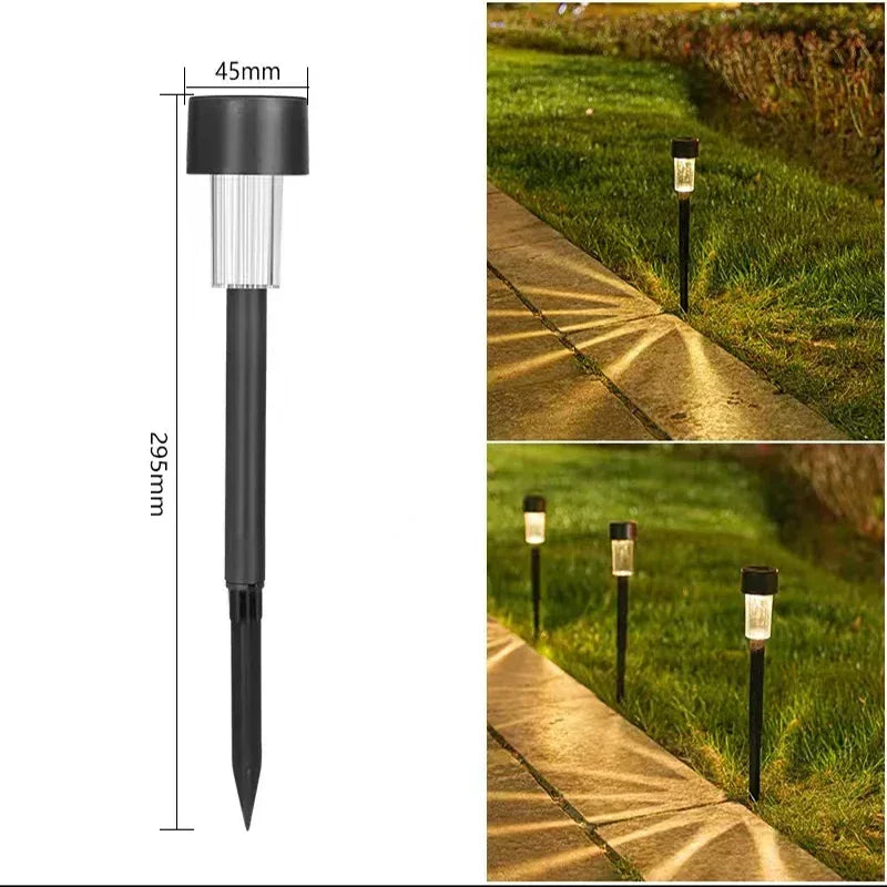 lumière solaire jardin argentée moderne autonome ip44 abs decorationextérieurvacances