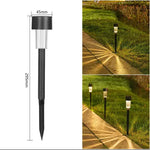 lumière solaire jardin argentée moderne autonome ip44 abs decorationextérieurvacances