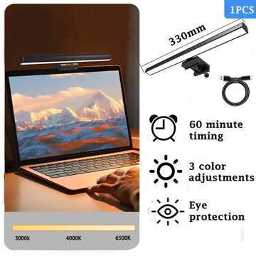 lampe led moderne double tête lumière variable écran lecture rechargeable